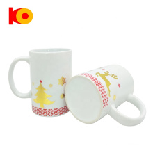 15oz High Quality popular Christmas ceramic coffee mug for giving away and holiday gift